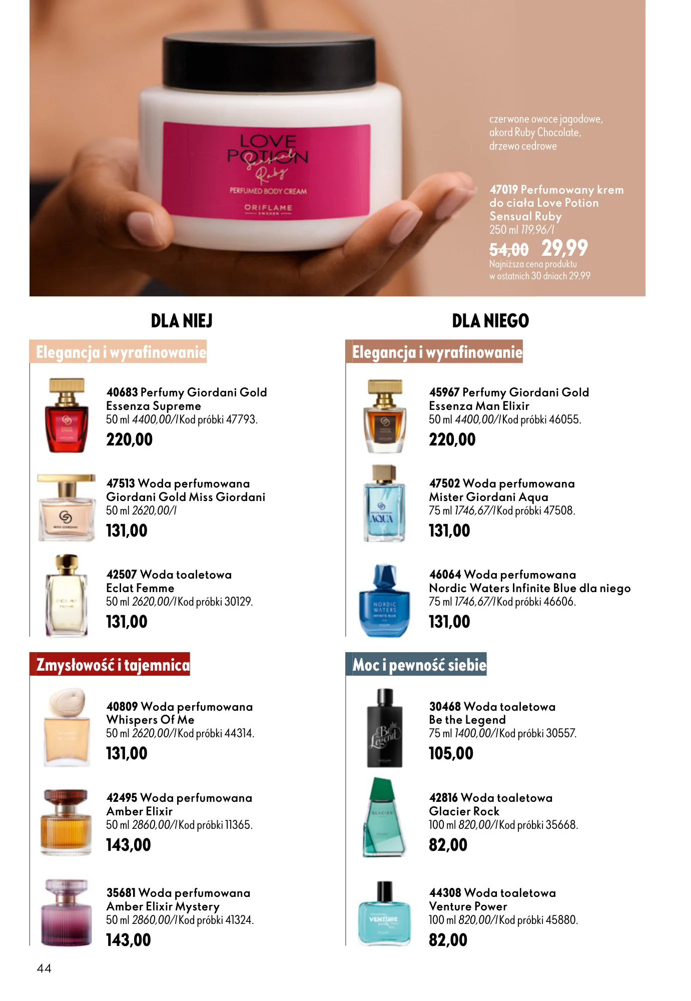 Gazetka promocyjna Oriflame str. 44