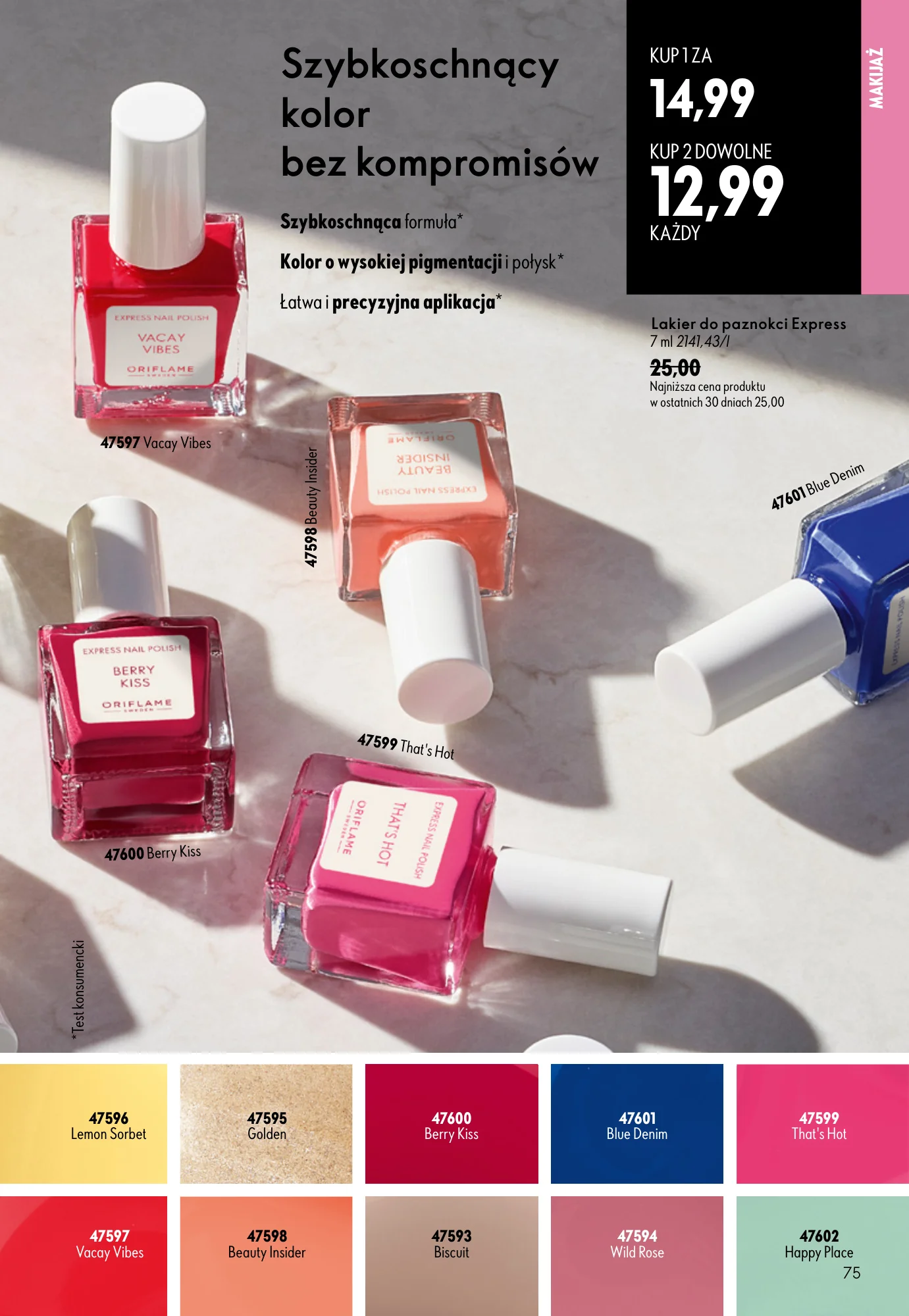Gazetka promocyjna Oriflame str. 75