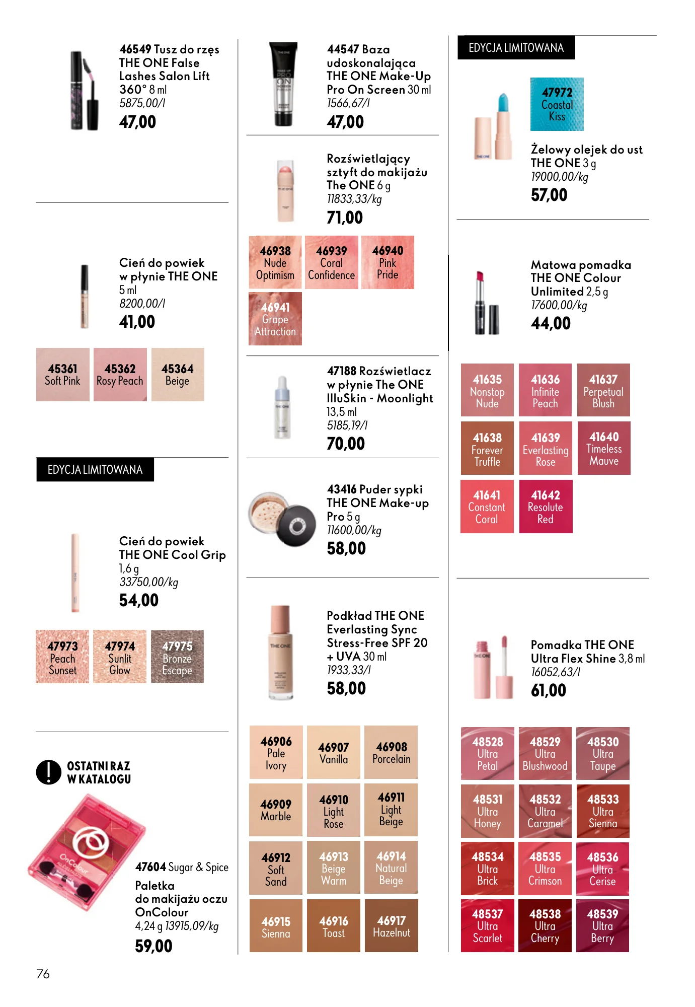 Gazetka promocyjna Oriflame str. 76