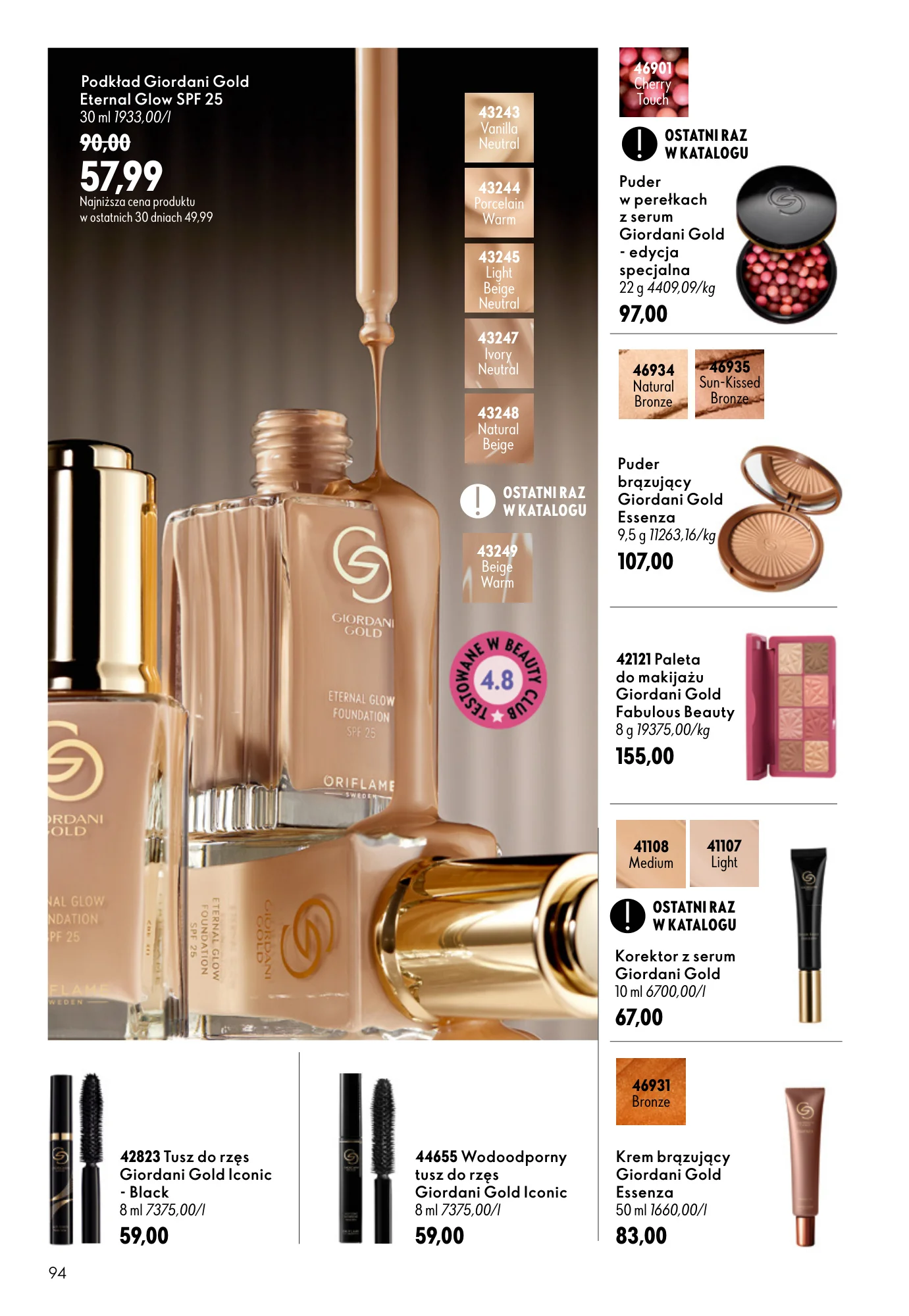 Gazetka promocyjna Oriflame str. 94