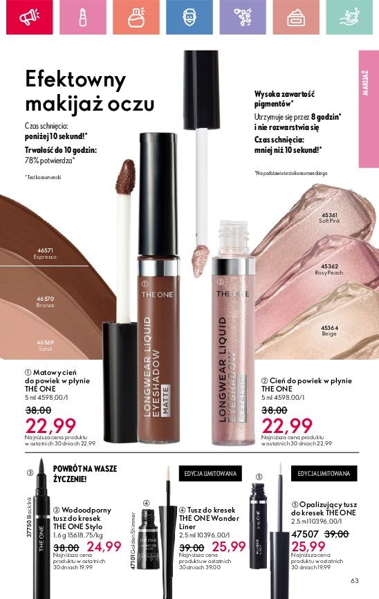 Gazetka promocyjna Oriflame str. 63
