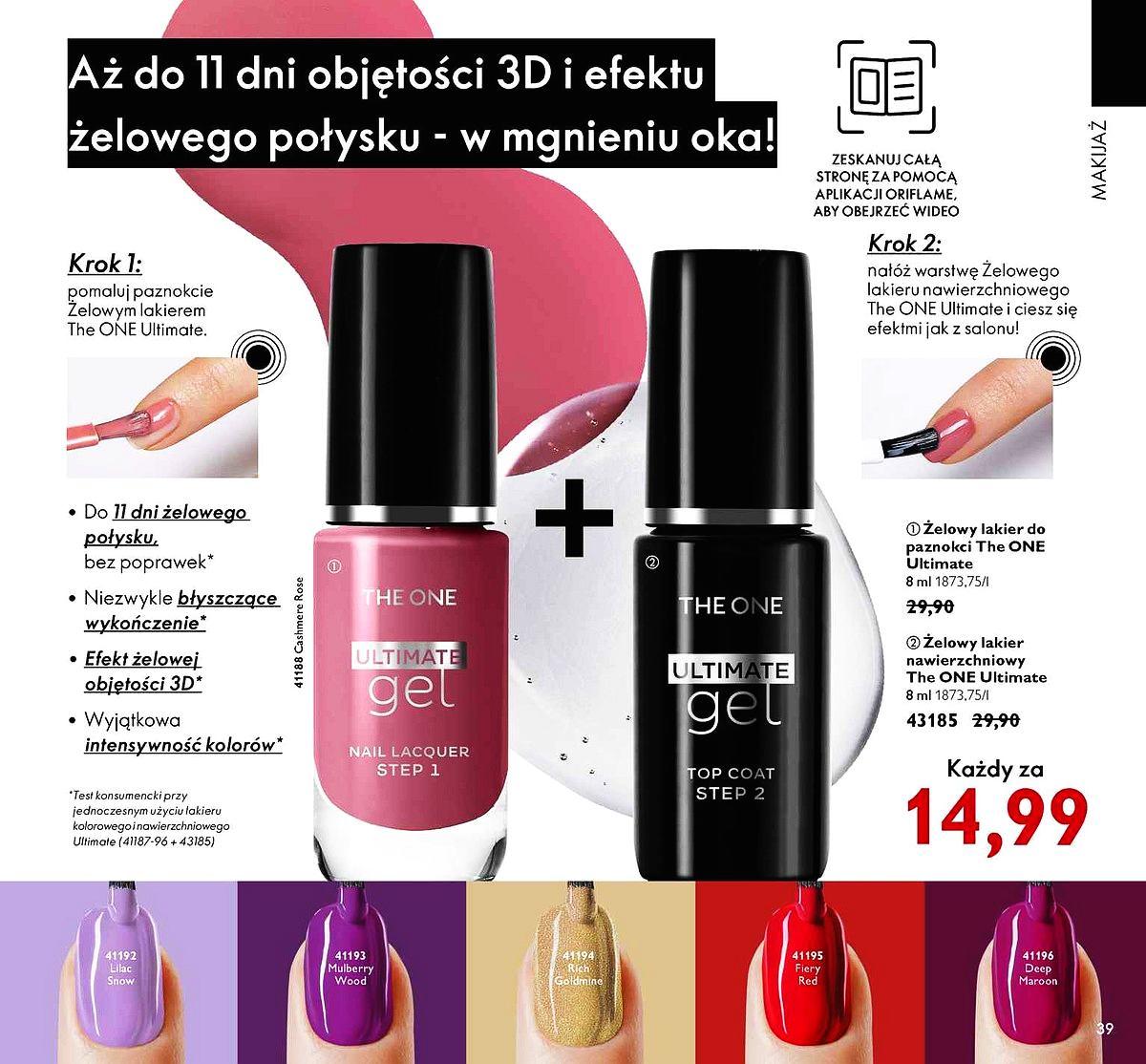 Gazetka promocyjna Oriflame str. 39