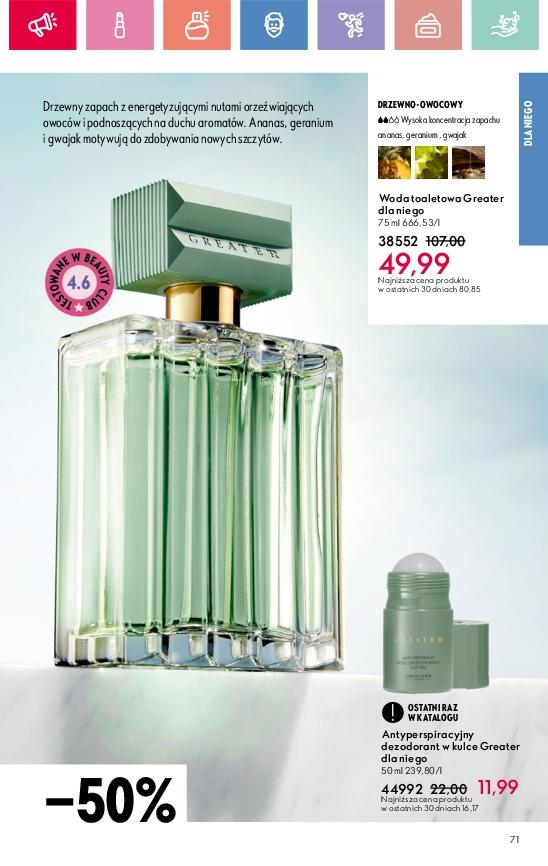 Gazetka promocyjna Oriflame str. 71