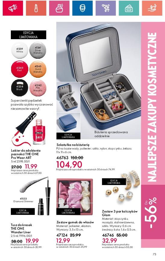 Gazetka promocyjna Oriflame str. 73