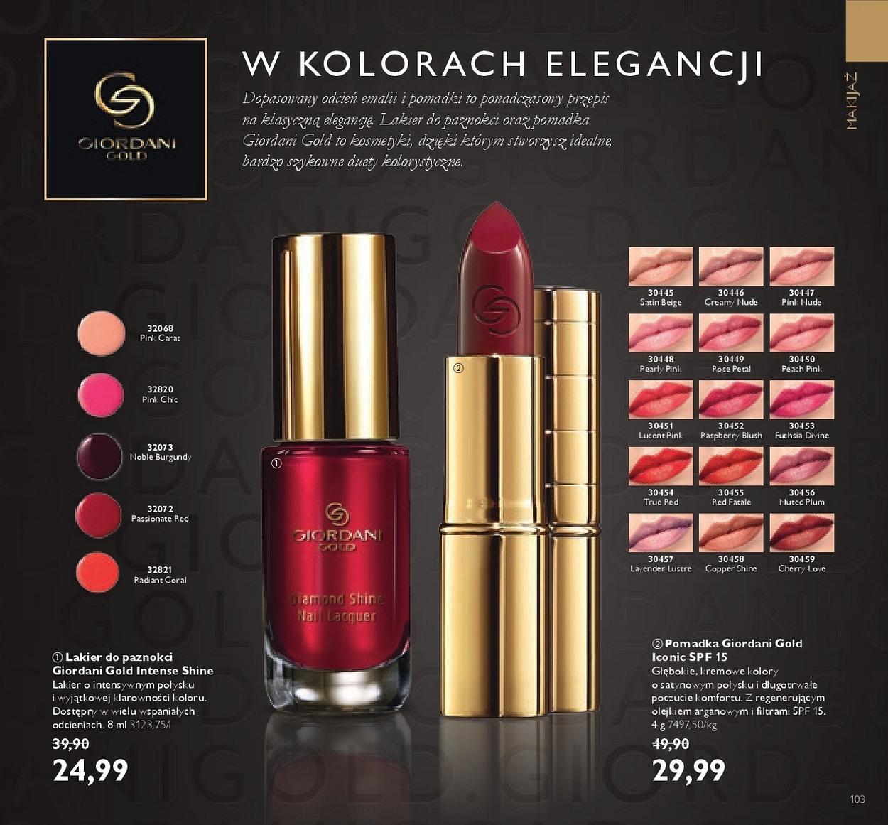 Gazetka promocyjna Oriflame str. 103