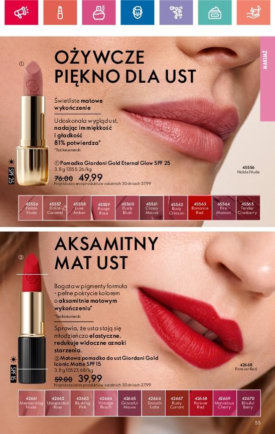 Gazetka promocyjna Oriflame str. 55