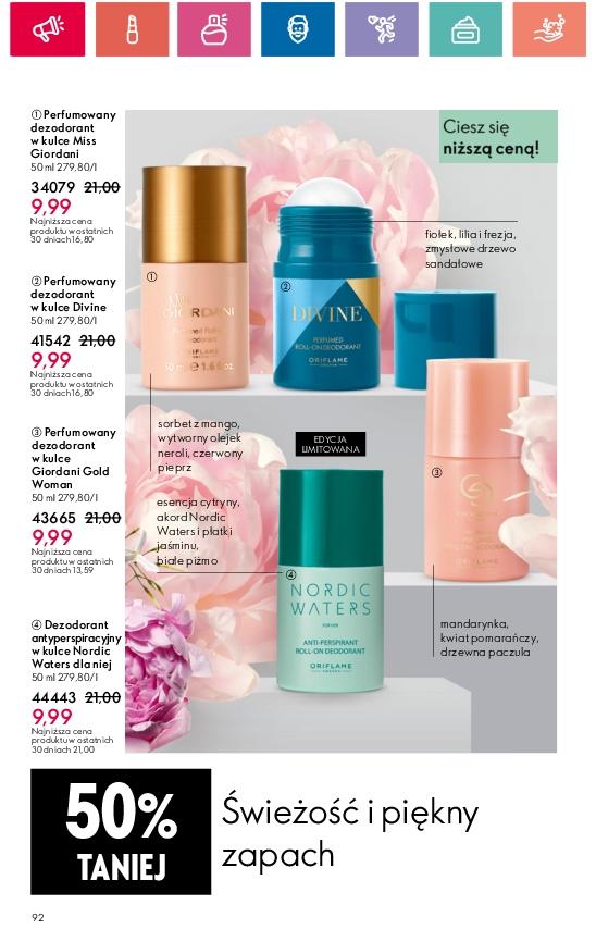 Gazetka promocyjna Oriflame str. 92