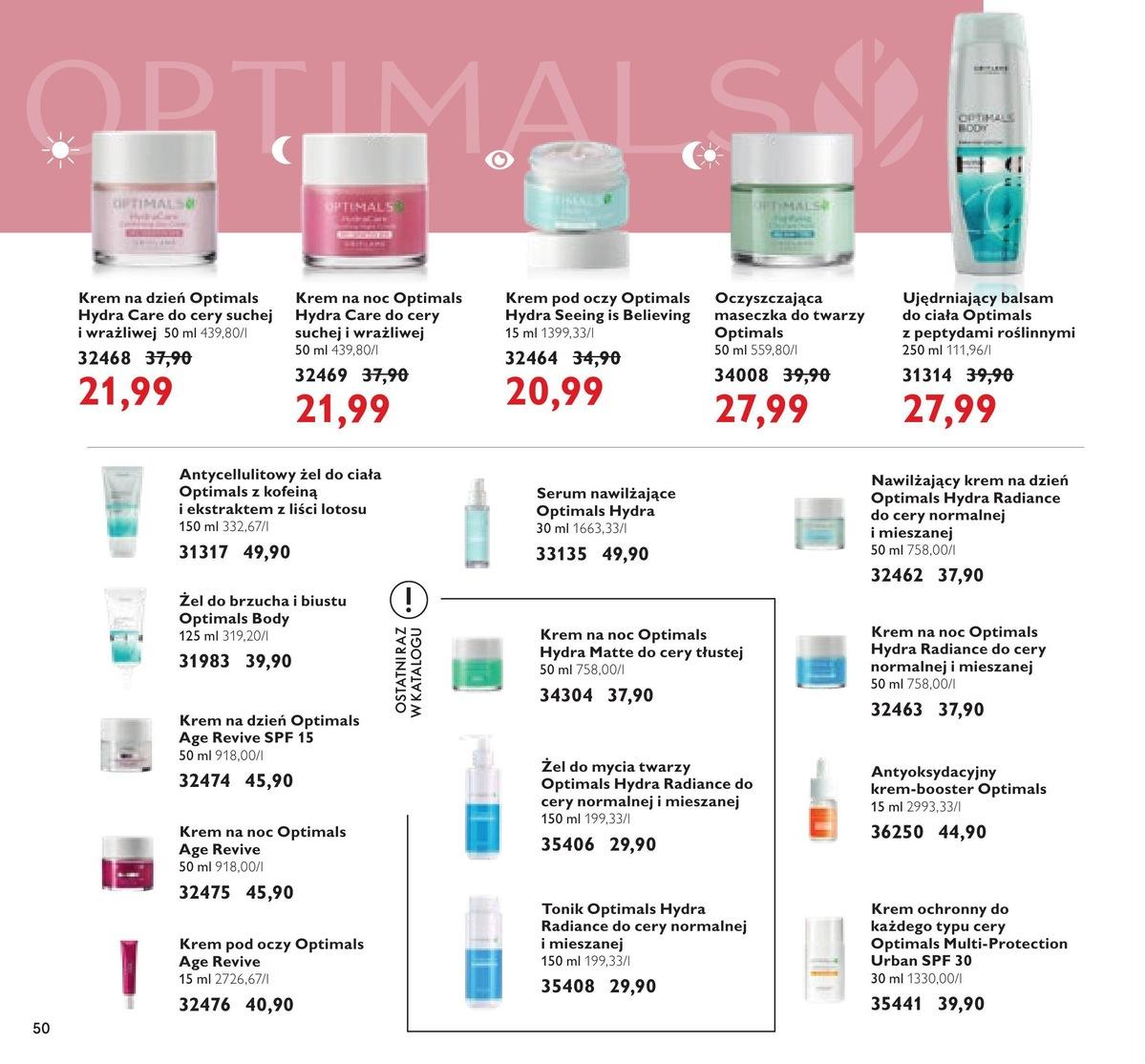 Gazetka promocyjna Oriflame str. 50