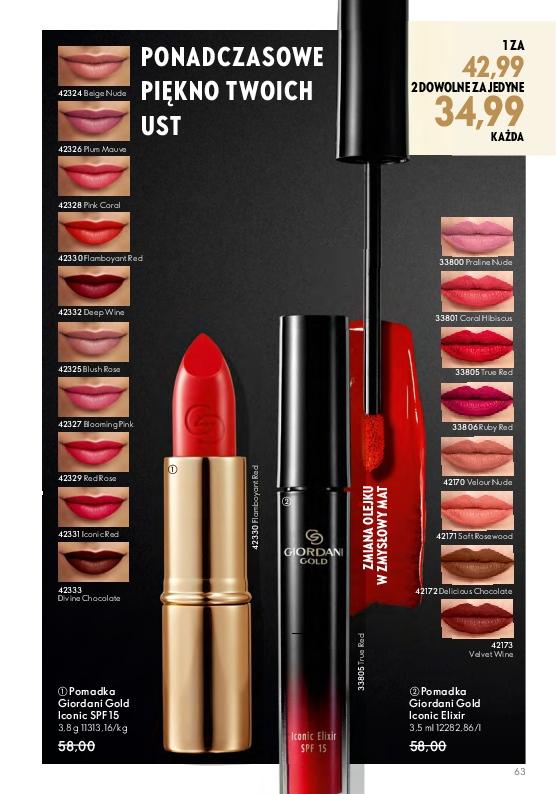 Gazetka promocyjna Oriflame str. 63