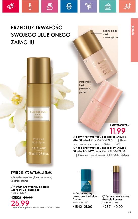 Gazetka promocyjna Oriflame str. 45