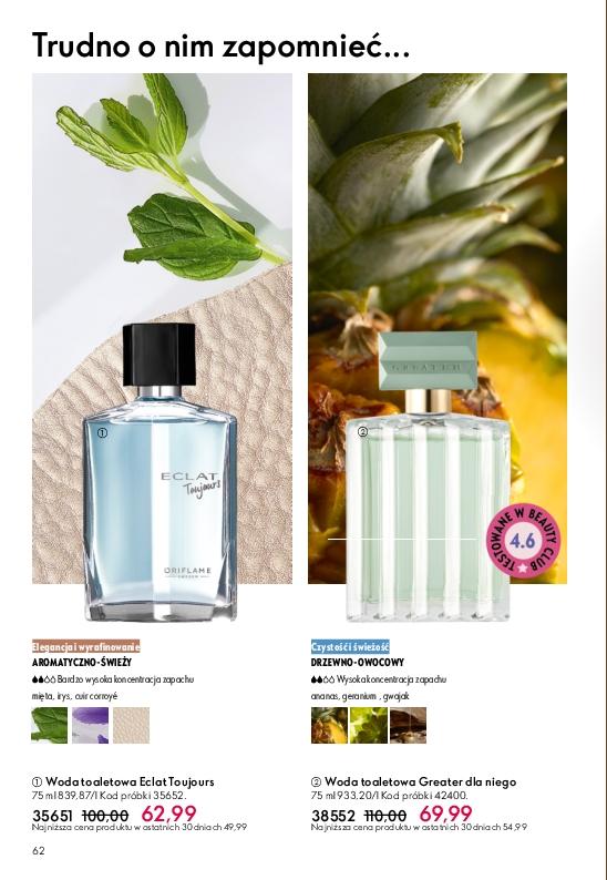 Gazetka promocyjna Oriflame str. 62