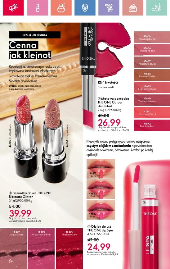 Gazetka promocyjna Oriflame str. 54