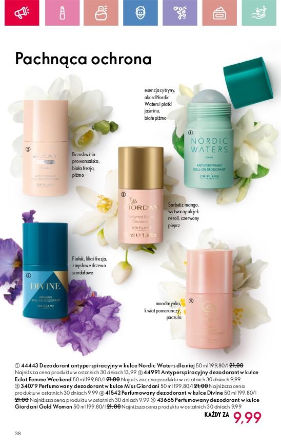 Gazetka promocyjna Oriflame str. 38