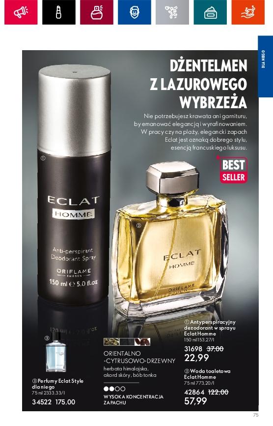 Gazetka promocyjna Oriflame str. 75