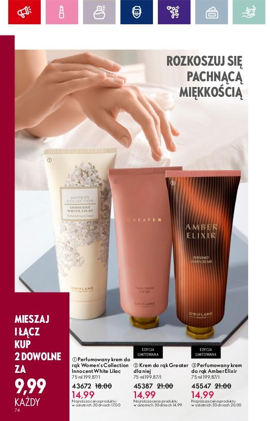 Gazetka promocyjna Oriflame str. 74