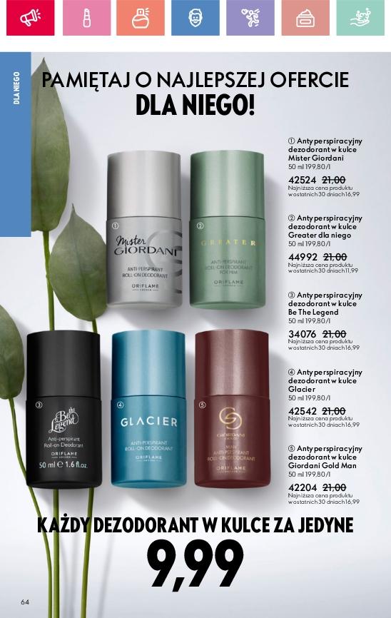 Gazetka promocyjna Oriflame str. 64