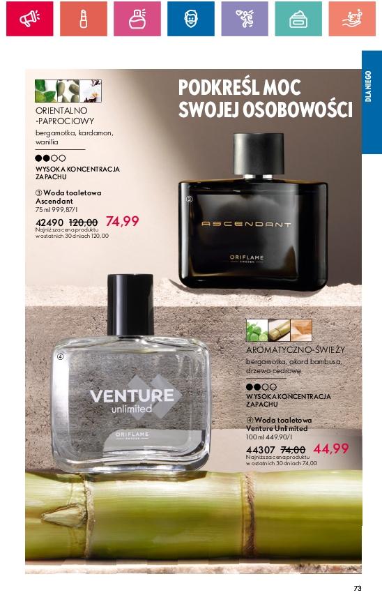 Gazetka promocyjna Oriflame str. 73