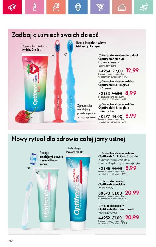 Gazetka promocyjna Oriflame str. 140