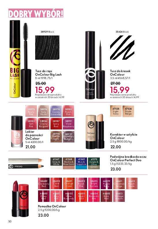 Gazetka promocyjna Oriflame str. 50