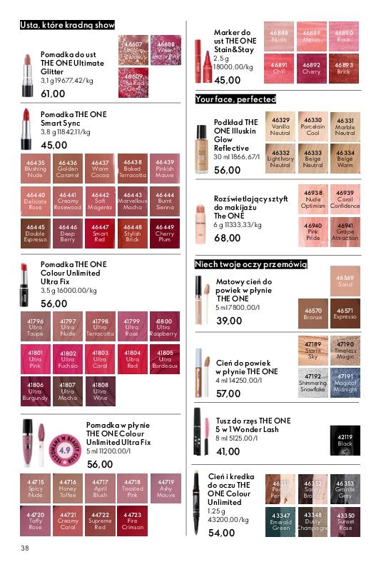 Gazetka promocyjna Oriflame str. 38