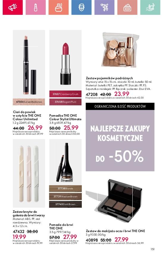 Gazetka promocyjna Oriflame str. 151