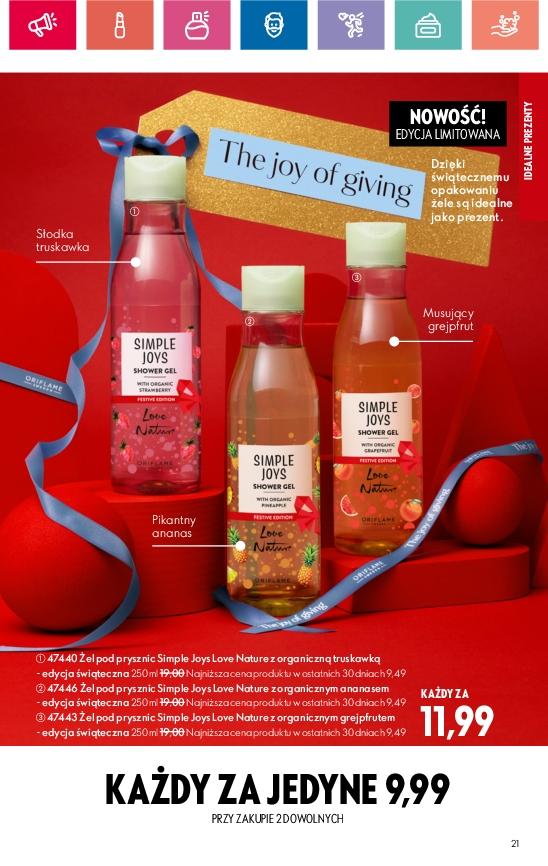 Gazetka promocyjna Oriflame str. 21