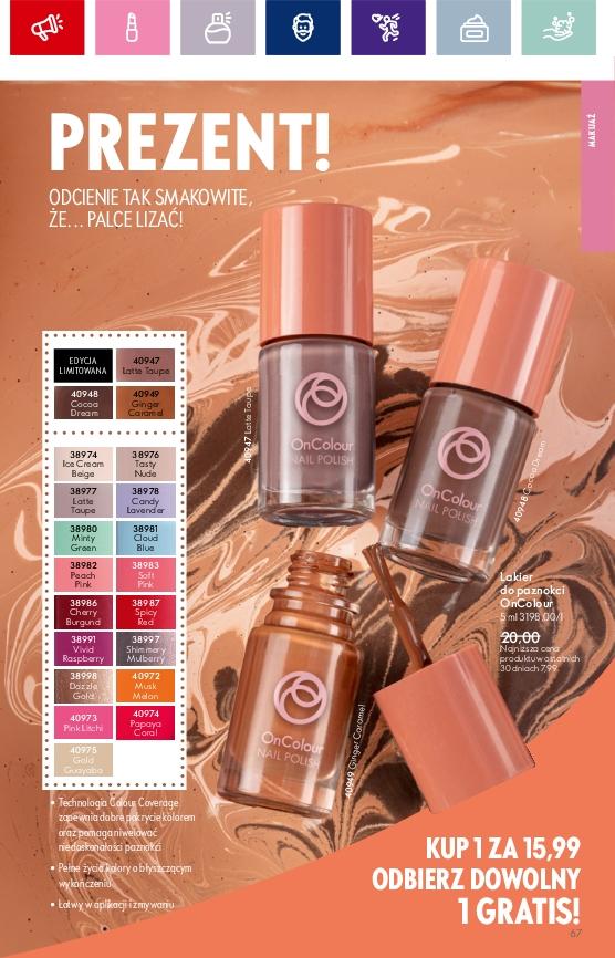 Gazetka promocyjna Oriflame str. 67