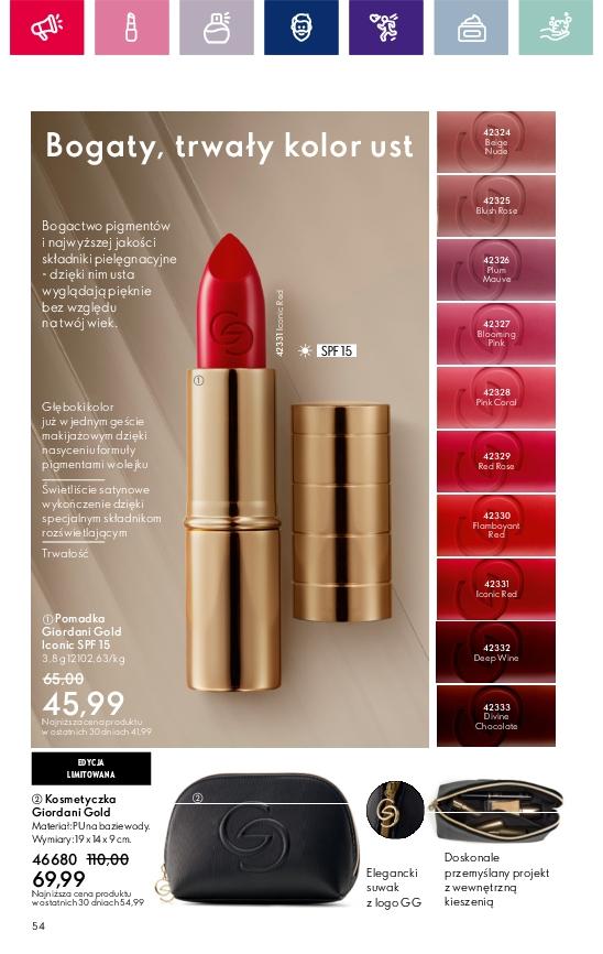 Gazetka promocyjna Oriflame str. 54
