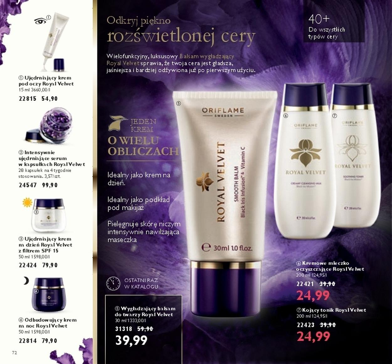 Gazetka promocyjna Oriflame str. 72
