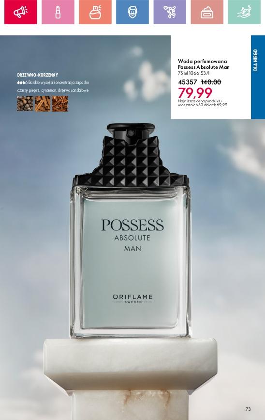 Gazetka promocyjna Oriflame str. 73