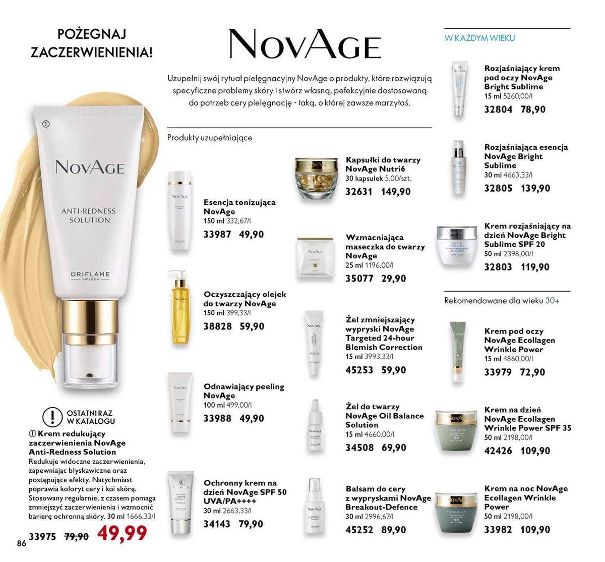 Gazetka promocyjna Oriflame str. 86