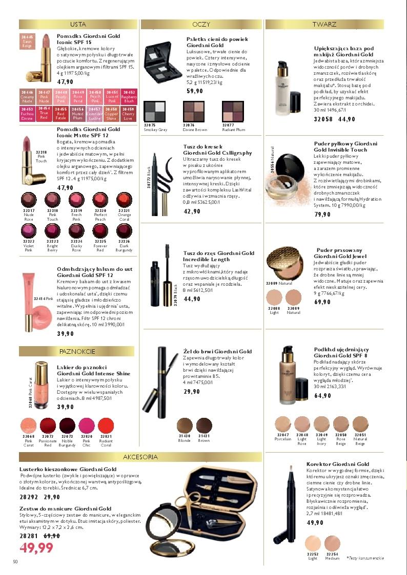 Gazetka promocyjna Oriflame str. 50