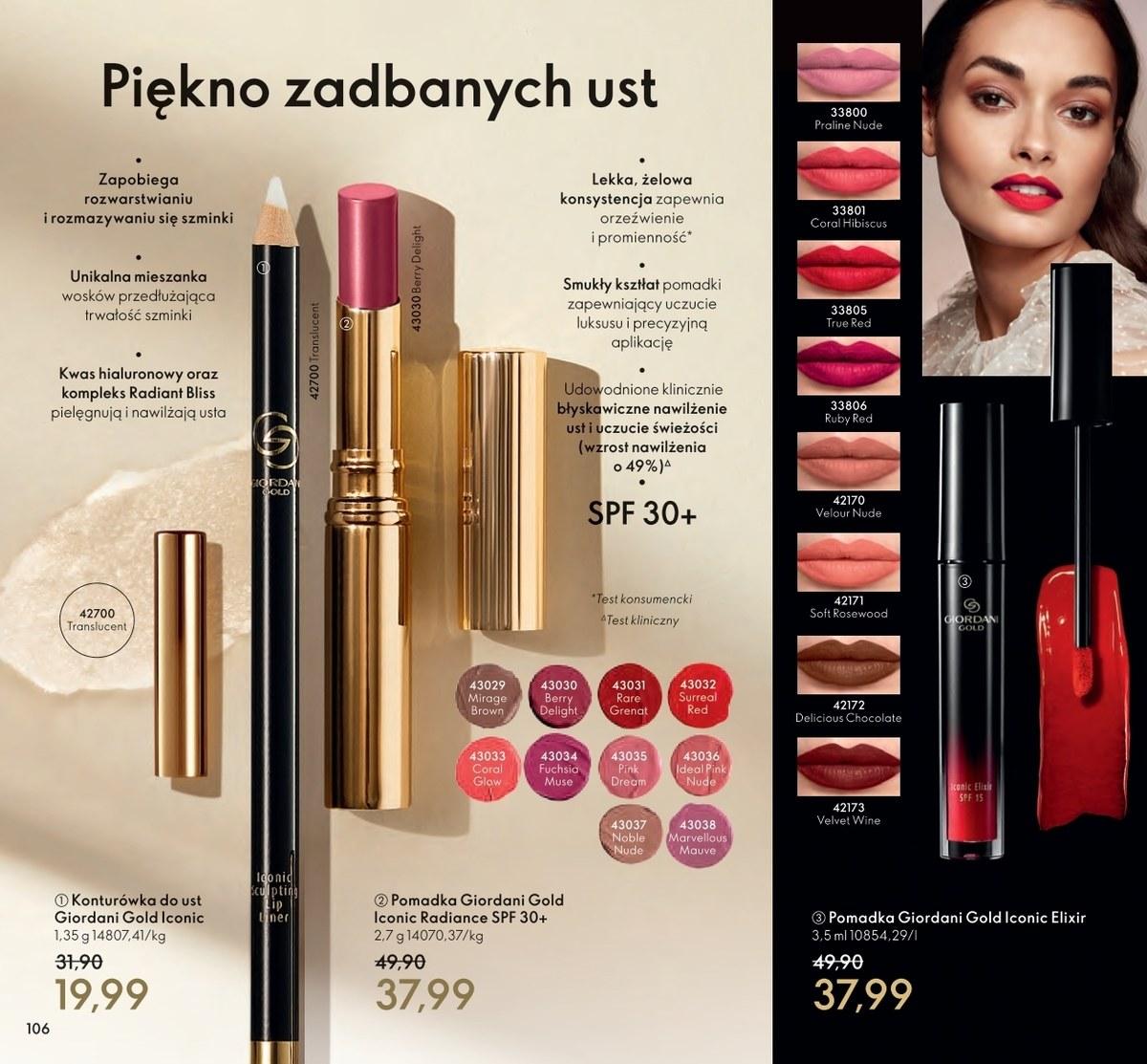 Gazetka promocyjna Oriflame str. 106