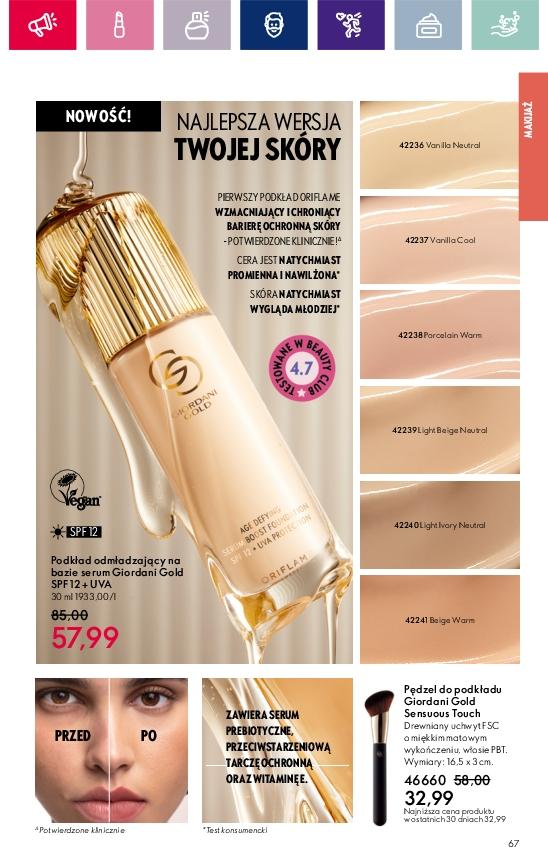 Gazetka promocyjna Oriflame str. 67
