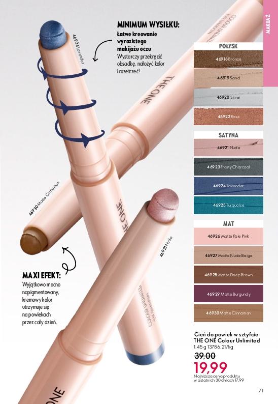 Gazetka promocyjna Oriflame str. 71