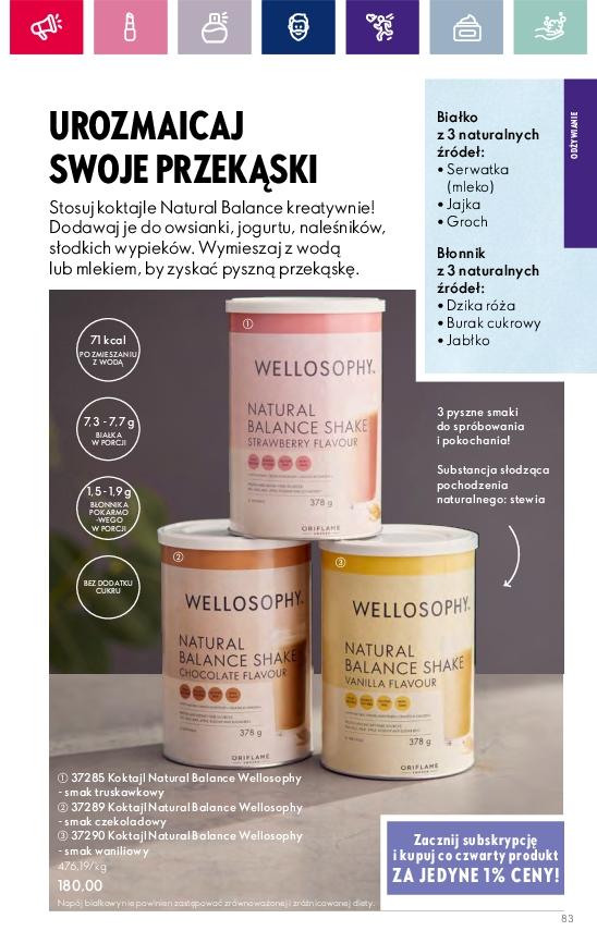 Gazetka promocyjna Oriflame str. 83