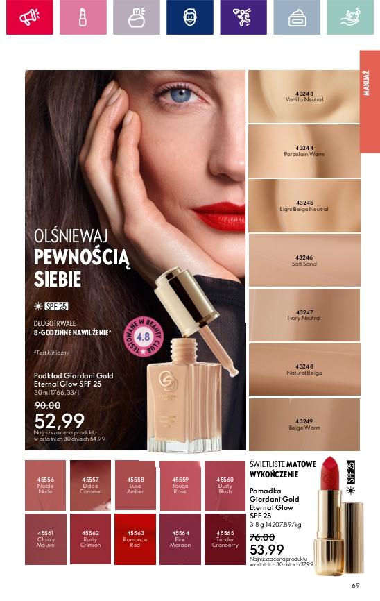 Gazetka promocyjna Oriflame str. 69