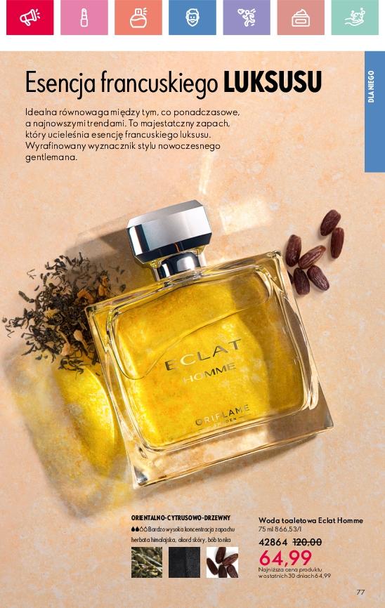Gazetka promocyjna Oriflame str. 77