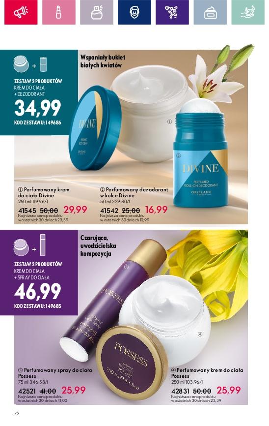 Gazetka promocyjna Oriflame str. 72