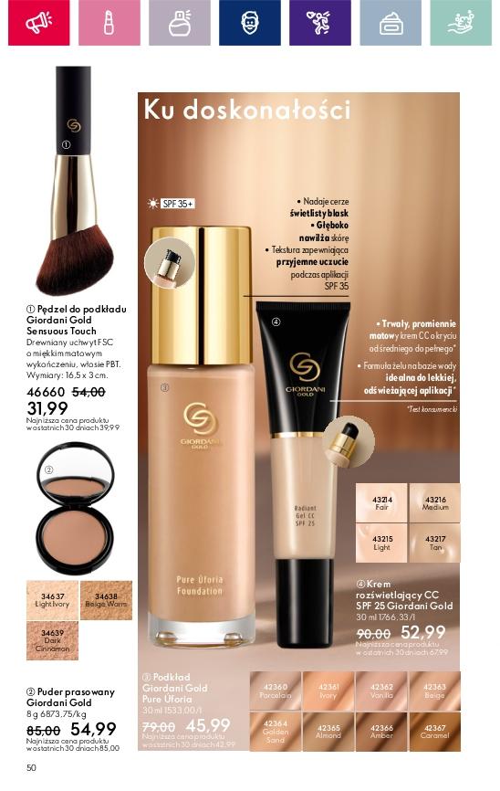 Gazetka promocyjna Oriflame str. 50