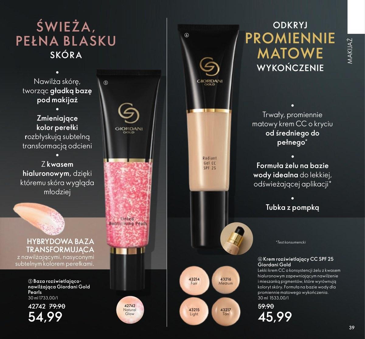 Gazetka promocyjna Oriflame str. 39