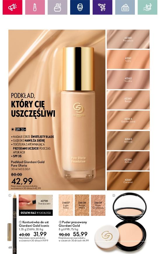 Gazetka promocyjna Oriflame str. 68