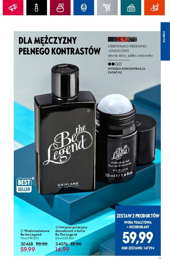 Gazetka promocyjna Oriflame str. 71