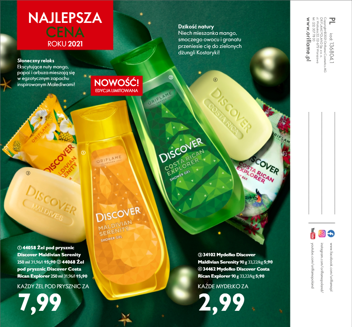 Gazetka promocyjna Oriflame str. 160