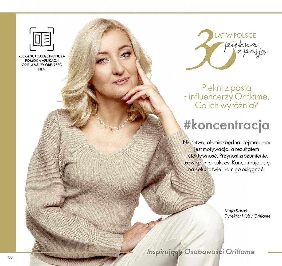 Gazetka promocyjna Oriflame str. 58