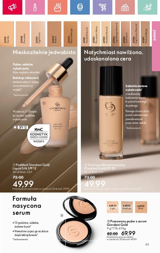 Gazetka promocyjna Oriflame str. 63