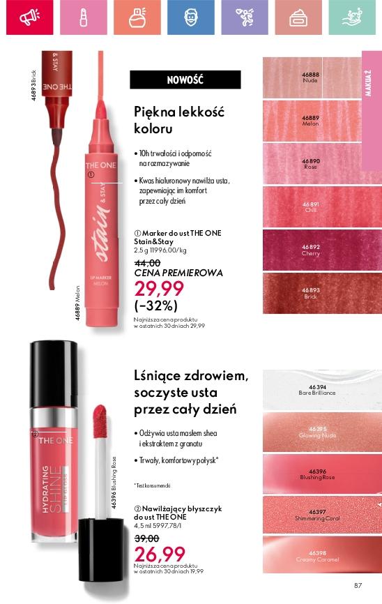 Gazetka promocyjna Oriflame str. 87