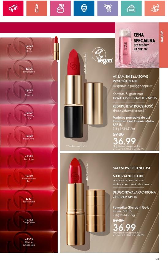 Gazetka promocyjna Oriflame str. 43