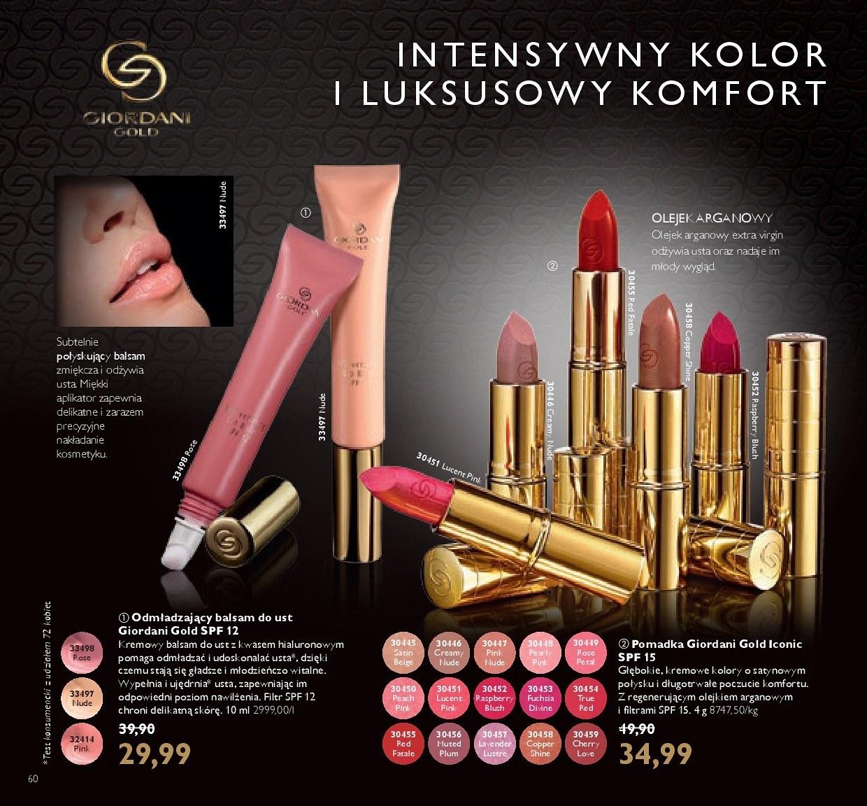Gazetka promocyjna Oriflame str. 60