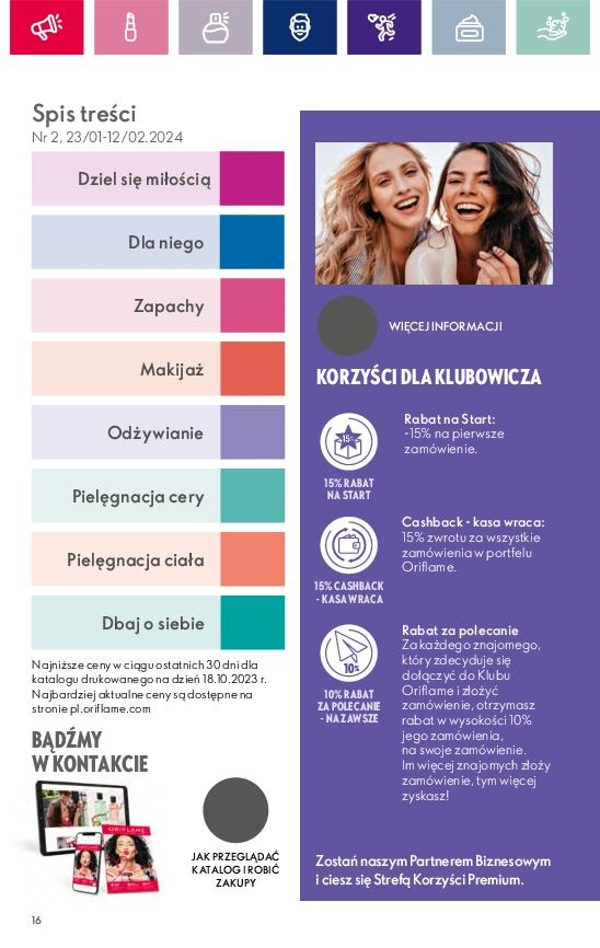 Gazetka promocyjna Oriflame str. 16